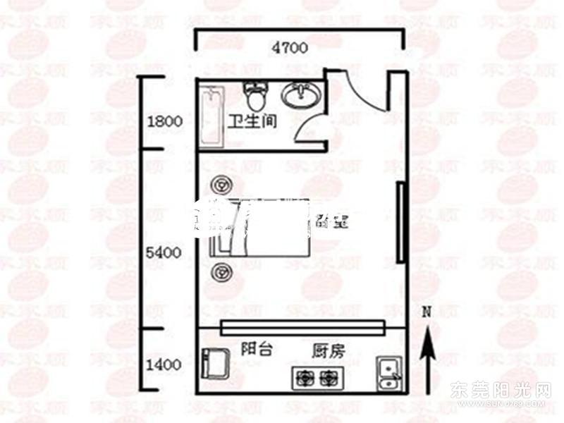 丽欣家园精装南向单间,价格实惠